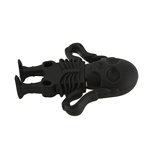 Usbkingdom 64GB USB 2.0 Flash Drive Novelty Black Skull Skeleton Shape Thumb Drive Memory Stick Pendrive Jump Drive Flash Disk Pen Drive