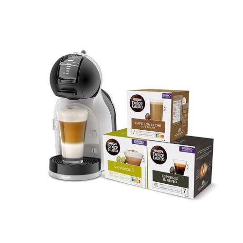 De'Longhi Mini Me EDG155.BG EDG155.BG Kaffeemaschine für Espresso-Kapseln, 0,8 l, Schwarz, Grau