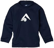 Kanu Surf Little Boys' Toddler Platinum Long-Sleeve Rashguard, Navy, 2T