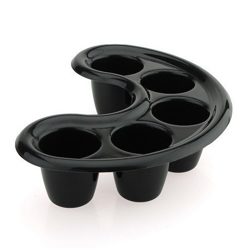 Exist Live 2 pcs Manicure Bowl Soak Finger Acrylic Tip Nail Soaker Treatment Remover Tool