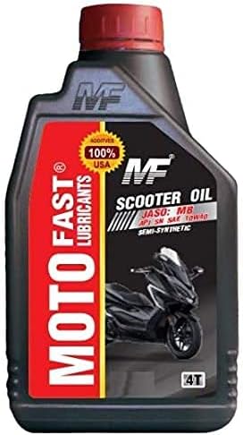 Moto Fast 4T 10W40 Engine Oil for Scooter (900 Ml)