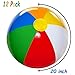 12 Beach Balls Bulk for Kids Large 16