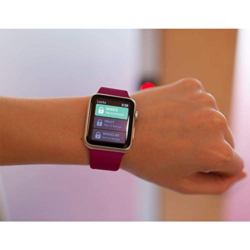 AdMaster Compatible for Silicone Apple Watch Band and Replacement for Sport iwatch Accessories Bands Series 4 3 2 1 Wine Red 42mm/44mm M/L