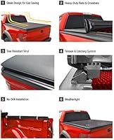 Amazon Com Maxmate Soft Roll Up Truck Bed Tonneau Cover Compatible With 2009 2014 Ford F 150 Styleside 5 5 Bed Automotive