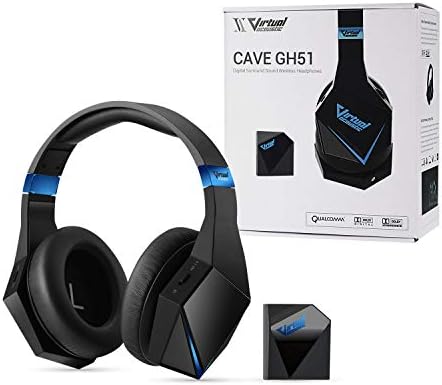 Dolby Certified Digital Wireless Headphone Over-Ear Hi-Fi Earbud Stereo Earphone Dolby 5.1 Realistic Surround Sound with Superior 8 Speakers (GH51 PRO)