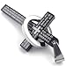 KONOV Stainless Steel Mens Womens Prayer Ring Cross Pendant Necklace, Black, 24 inch Chain