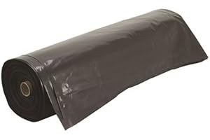 Frost King P1025B/6 Polyethylene Sheeting, 10' x 25' x 6 mil., Black
