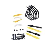 YouCute Spare Part Kit for Udi U27 Rc Quadcopter Drone blade protecting frame lampshade pads battery frame