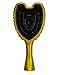 Tangle Angel Hair Brush – Detangles Wet and Dry Hair – Ergonomic Shape With Heat Resistant Antibacterial Bristles – For All Hair Types – Gold Hair