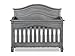 Full Size Conversion Kit Bed Rails for Evolur Cribs (Steel Grey/Storm Grey)