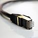Tera Grand - Premium CAT7 Double Shielded 10 Gigabit 600MHz Ethernet Patch Cable for Modem Router LAN Network, Gold Plated Shielded RJ45 Connectors, 50 ft Black