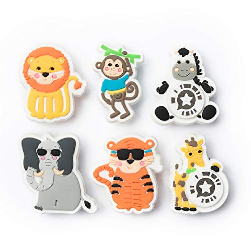 Kudo Banz Safari Animal Kudo Collection - Includes 6 Kudo Charms (2 Magical Kudos) for Your Kudo Banz. Adorable Accessory to the Kudo Banz Starter Kit. Turn Good Behavior into Positive Habits Ages 3+