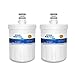 Golden Icepure LT500P Refrigerator Water Filter Replacement for LG LT500P, 5231JA2002A, ADQ72910907, ADQ72910901, Kenmore 469890 (2-Pack)