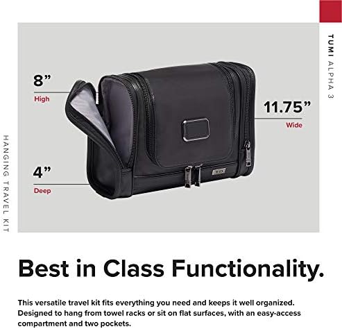 tumi leather toiletry bag