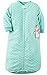 Carters One Piece Zoo Animals Micro Fleece Sleep Bag or Sack (0-9 Months, Turquoise Heart Penguin)