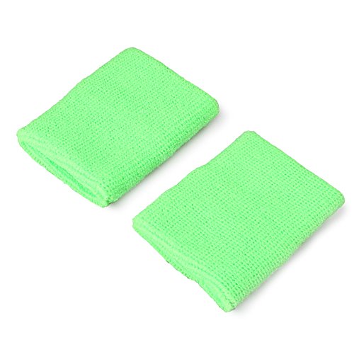 image for Mallofusa 10 Pack Colorful Sports Basketball Football Absorbent Wristb