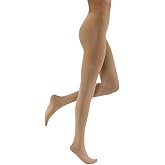 JOBST Relief Waist High Graduated Compression Stockings 30-40mmHg - Comfortable Unisex Design - Closed Toe, Beige, Large