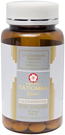 5 Bottles-Tatiomax Gold Glutathione Whitening Gel Capsules With Collagen & Vitamin C - SPECIAL OFFER