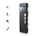 Voice Recorder, 8GB Digital Audio Sound Recorder Dictaphone, Digital Voice Activated Recorder with MP3 Player,High-sensitivity Dual Microphone, Multifunctional Rechargeable recorder for Lectures