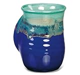Clay in Motion Handwarmer Mug - Mystic Waters - Left Handed
