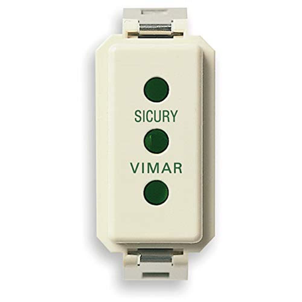 Vimar 2P+T 10A P11 Plug Sicury 8000 Series White Socket
