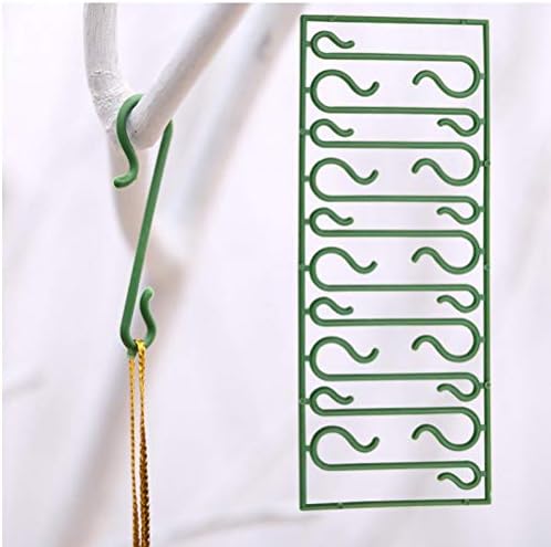 PiniceCore 50pcs Christmas Ornaments Hooks Christmas Tree Decoration Pendants Santa Claus Dolls Hanging Hooks for Home Xmas Decoration