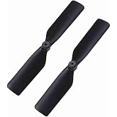 Drfeify RC Helicopter Tail Rotor Assembly, Lightweight Durable Plastic Tail Blade for Stable Flight Control, with Meticulously Balanced Design for RC C032 UH 1 Helicopter