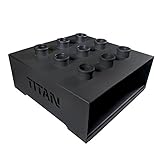 Titan Fitness Olympic Barbell 9 Holder Vertical Storage Display Rack 19