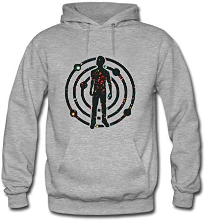 Zenobian Men's Kid Cudi Satellite Flight The Journey to Mother Moon Hooded Sweatshirt Hoodies