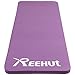 REEHUT Yoga Knee Pad, Elbow Pad Cushion Provides Extra Padding& Support for Knees, Wrists and Elbows, 15mm (5/8) Thick Mini Mat with Carrying Strap, for Yoga, Pilates, Floor Exercises Purple