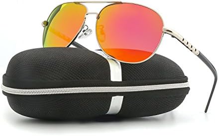 Sunglasses for Men Women Aviator Polarized Unisex Metal Frame UV Driving VOPOLAR