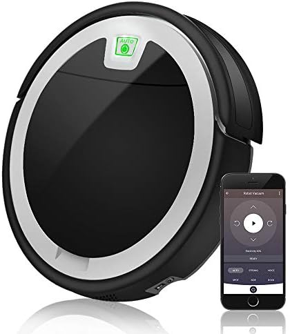 XieHouMeiYiTian Robot Vacuum Cleaner Automatic Self-Charging Strong Suction,Wi-Fi Connectivity,App Remote Contral,Daily Planning,Ideal for Pet Hair, Carpets,Hard Floors, Roomba1