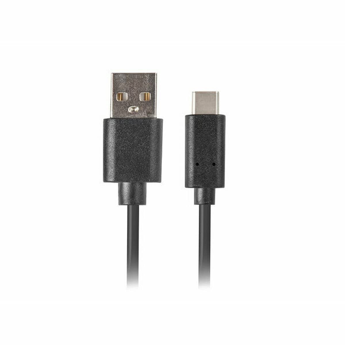 USB Cable Lanberg 2.0 Male/USB C Male Quick Charge 3.0 1.8 m Black