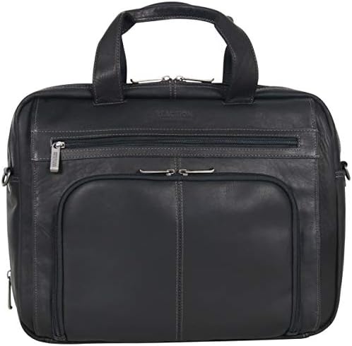 Kenneth Cole Reaction Reaction Manhattan Colombian Leather Expandable RFID 15.6" Laptop Business Briefcase Bag, Black 10 Kenneth Cole Reaction Reaction Manhattan Colombian Leather Expandable RFID 15.6" Laptop Business Briefcase Bag, Black