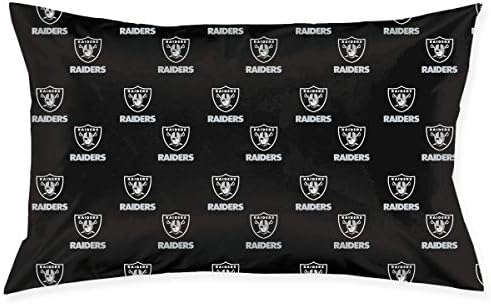 Jerrymoaus Oakland Raiders Simple Repetition, Zipper Pillowcase, Sofa Pillowcase, Office Pillowcase (20"X30")
