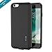 iPhone 6S Plus/ 6 Plus Battery Case - ZeeHoo Ultra Slim Extended Battery Case High Capacity 2800 mAh for iPhone 6S Plus / 6 Plus - 5.5 inch (Build-in Magnetic Metal for Car Phone Mount Holder) (Black)