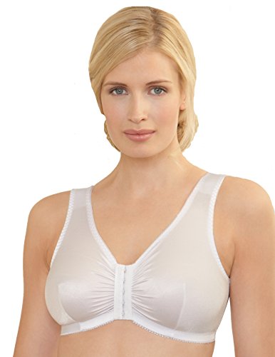 Glamorise Women s Complete Comfort Front Close Leisure Bra, White, 36DD/F Glamorise Women s Complete Comfort Front Close Leisure Bra, White, 36DD/F