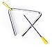 Freedi Musical Instruments Triangle 4''Angle Iron Preschool Music Triangle