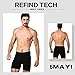 5Mayi Boxer Briefs Cotton Mens Underwear Men Pack Of 5 With Open Fly For Men and Boys, XXLarge/42inch 44inch, A-multi