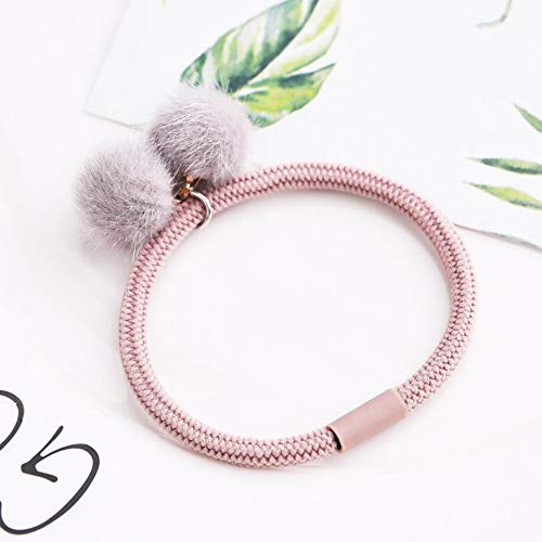 Wall of Dragon 2018 New Pompom Elastic Hair Bands Rope Women Girls Hairball Hair Ties Accessories Ponytail Holder Scrunchy Feminine Gift