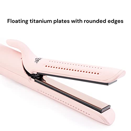 L'ANGE HAIR Le Duo 360° Airflow Styler 2in1 Curling Wand & Titanium