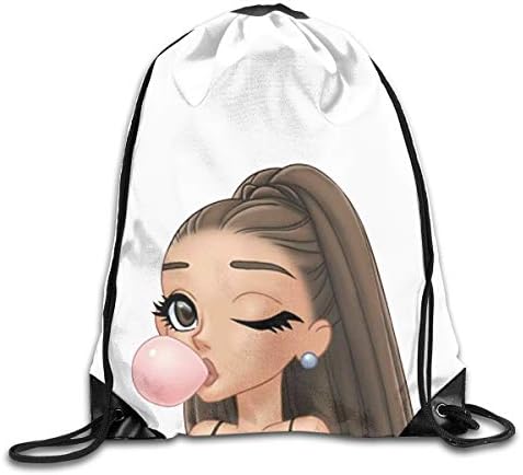Drawstring Bag Portable Travel Daypack Gym Bag Ari-Ana Cute Gran-De