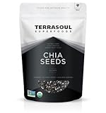 Terrasoul Superfoods Organic Chia Seeds (Raw, Black), 64 ounces (32oz - Pack of 2)