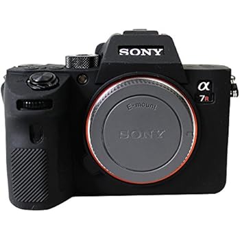 MINICO Protective Silicone Gel Rubber Soft Camera Case Cover Bag for Sony ILCE-7RIII A7RM3 A7R3 Camera Black