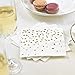 Gold Cocktail Napkins, Holiday Party Napkins - Confetti Polka Dot Napkins for Wedding Reception, Engagement Party, Bridal Shower, Baby Shower - 3-Ply Paper Gold Napkins by Sunshine Supply