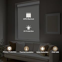 GENIMO 100% Blackout Blinds for Indoor