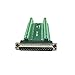 Sysly DB37 D-SUB Male Female 37pin Terminal Breakout PCB Board Screw Adapter (Male)