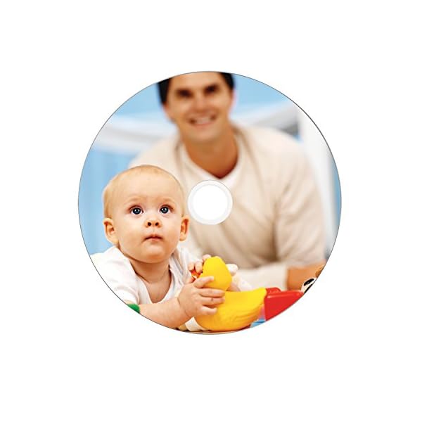 Verbatim CD-R AZO Wide Inkjet Printable 700 MB, 50er Pack Spindel, CD Rohlinge, 52-fache Brenngeschwindigkeit mit langer Lebensdauer, leere CDs bedruckbar, Audio CD Rohling – Bild 4