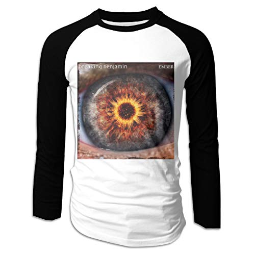 Selipenchin Men Breaking Benjamin Ember Cotton Long Sleeve Raglan T Shirts