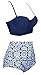 Aixy Women Vintage Swimsuits Bikinis Bathing Suits Retro High Waisted Polka Underwired